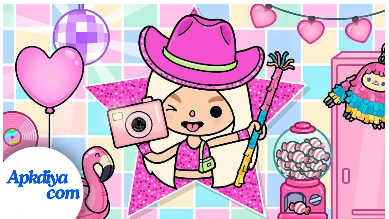 Toca Boca Mod APK Unlocked All Furniture Hello Kitty